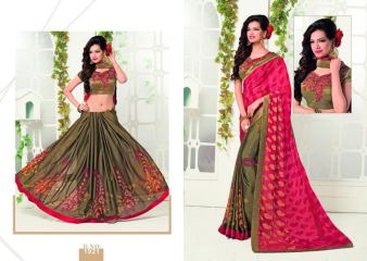 MISHREE COLLECTION ARIANA CATALOG GEORGETTE BRASSO EMBROIDERED SAREES COLLECTION (1)