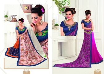 MISHREE COLLECTION ARIANA CATALOG GEORGETTE BRASSO EMBROIDERED SAREES COLLECTION (3)