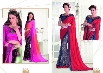 MISHREE COLLECTION ARIANA CATALOG GEORGETTE BRASSO EMBROIDERED SAREES COLLECTION (6)