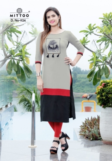 MITTOO PALAK VOL 13 RAYON FABRIC FULL STITCHED DESIGNER KURTIS WHOLESALE DEALER BEST RATE BY GOSIYA EXPPORTS SURAT (6)