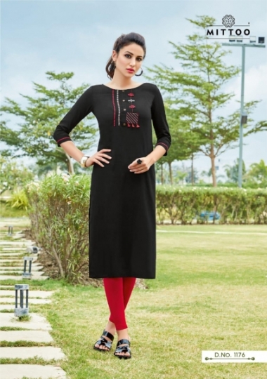 MITTOO PALAK VOL 19 HEAVY RAYON EMBROIDERED DESIGNER LONG KURTIS WHOLESALE BEST RATE BY GOSIYA EXPORTS SURAT (4)