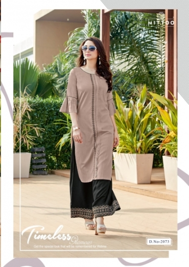 MITTOO PANGHAT VOL.11 KURTI WITH PLAZZO DESIGNER COLLECTION WHOLESALE DEALER BEST RATE BY GOSIYA EXPORTS SURAT (3)
