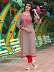 MITTOO PAYAL CATALOG RAYON PRINT CASUAL WEAR KURTI COLLECTION DEALER WHOLESALE BEST RATE BY GOSIYA EXPORTS SURAT (1)