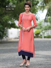 MITTOO PAYAL CATALOG RAYON PRINT CASUAL WEAR KURTI COLLECTION DEALER WHOLESALE BEST RATE BY GOSIYA EXPORTS SURAT (6)