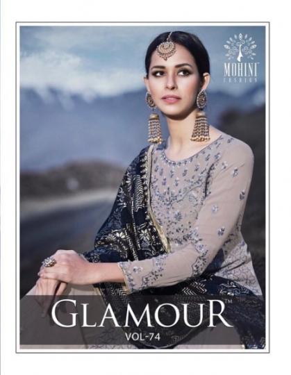 MOHINI FASHION GLAMOUR VOL 74 HEAVY DESIGNER SHARARA STYLE INDIAN PARTYWEAR DRESSES WHOLESALE DEALER BEST RATE BY GOSIYA E (1)