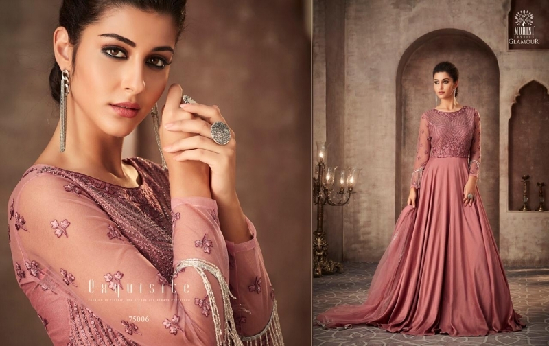 MOHINI FASHION GLAMOUR VOL 75 HEAVY GOWN WITH FRONT BACK WORK WHOLESALE DEALER BEST RATE BY GOSIYA EXPORTS SURAT (10)