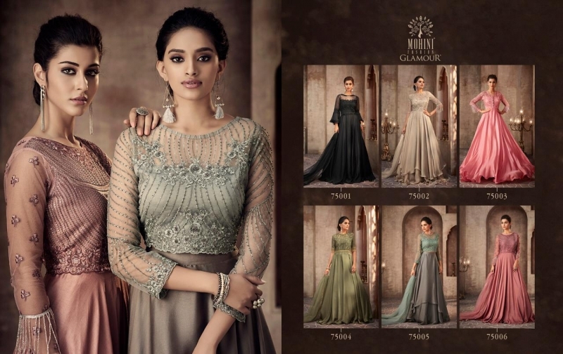 MOHINI FASHION GLAMOUR VOL 75 HEAVY GOWN WITH FRONT BACK WORK WHOLESALE DEALER BEST RATE BY GOSIYA EXPORTS SURAT (12)