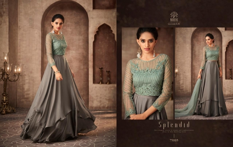 MOHINI FASHION GLAMOUR VOL 75 HEAVY GOWN WITH FRONT BACK WORK WHOLESALE DEALER BEST RATE BY GOSIYA EXPORTS SURAT (9)