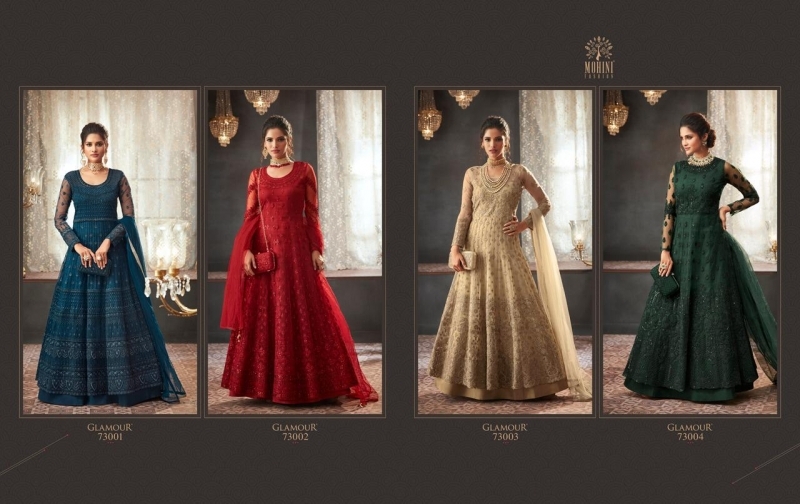MOHINI GLAMOUR VOL 73 NET FABRIC WITH  (11)