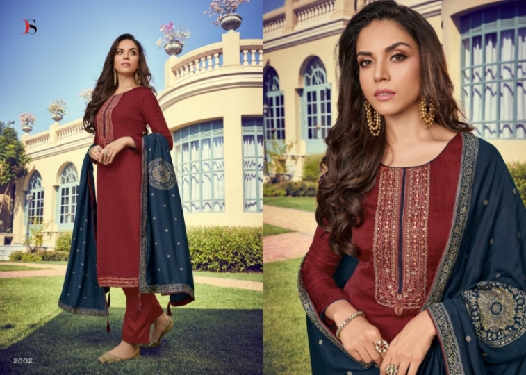 MONALISA BY DEEPSY SUITS SILK EMBROIDERY ETHNIC WEAR SALWAR KAMEEZ WHOLESALE DEALER BEST RATE BY GOSIYA EXPORTS SURAT (1)