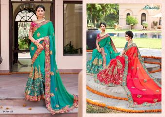 MONALISA WEDDING BRIDAL SAREE WHOLESALE RATE AT GOSIYA EXPORTS SURAT WHOLESALE DEALER AND SUPPLAYER SURAT GUJARAT . (11)