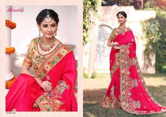 MONALISA WEDDING BRIDAL SAREE WHOLESALE RATE AT GOSIYA EXPORTS SURAT WHOLESALE DEALER AND SUPPLAYER SURAT GUJARAT . (17)