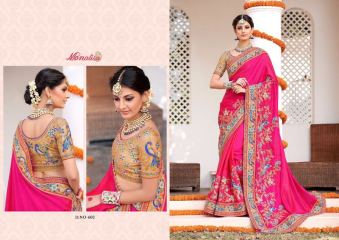 MONALISA WEDDING BRIDAL SAREE WHOLESALE RATE AT GOSIYA EXPORTS SURAT WHOLESALE DEALER AND SUPPLAYER SURAT GUJARAT . (7)