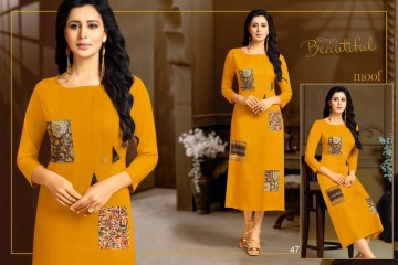 MOOF FASHION BEAUTY CATALOGUE RAYON KURTI COLLECTION PARTY WEAR (4)