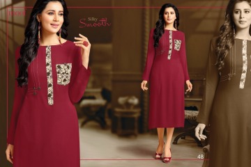 MOOF FASHION BEAUTY CATALOGUE RAYON KURTI COLLECTION PARTY WEAR (7)