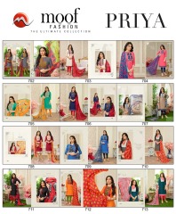 MOOF FASHION PRIYA CATALOG CHANDERI CASUAL WEAR SUITS COLLECTION WHOLESALE (13)