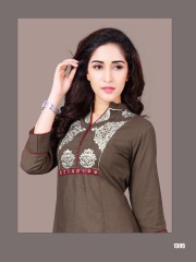 MRIGYA FIONA SHORT TOPS WITH EMBROIDERY NICE LOOK WHOLESALE RATE AT GOSIYA EXPORTS SURAT (2)