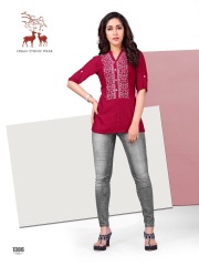MRIGYA FIONA SHORT TOPS WITH EMBROIDERY NICE LOOK WHOLESALE RATE AT GOSIYA EXPORTS SURAT (6)