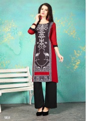 MRIGYA UBER CHIC VOL 2 FANCY PRINTED CREPE RAYON KURTI SUPPLIER AT BEST RATE BY GOSIYA EXPORTS (4)