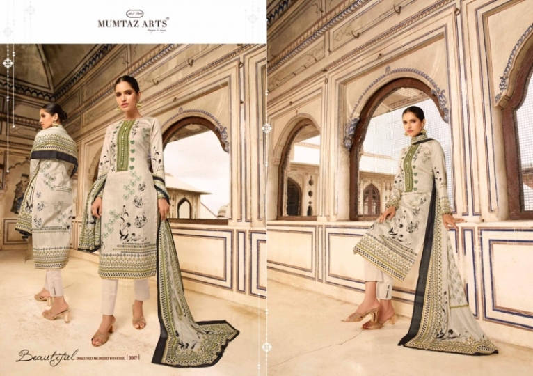 MUMTAZ ARTS NAZRANA JAM SATIN LAWN COTTON SALWAR KAMEEZ WHOLESALE DEALER BEST RATE BY GOSIYA EXPORT SURAT (10)