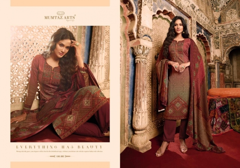 MUMTAZ ARTS NAZRANA JAM SATIN LAWN COTTON SALWAR KAMEEZ WHOLESALE DEALER BEST RATE BY GOSIYA EXPORT SURAT (6)