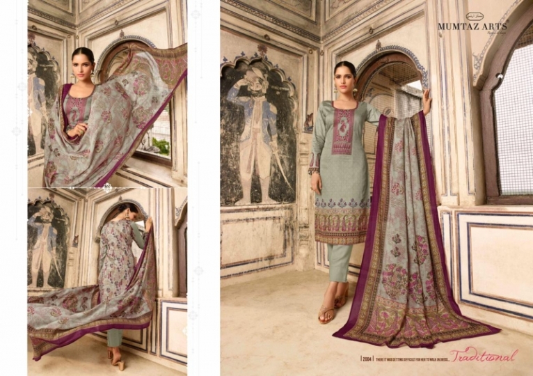 MUMTAZ ARTS PRESENTS CASHMERE JAM SATIN FABRIC WITH EMBROIDERY DRESS MATERIAL WHOLESALE DEALER BEST RATE BY GOSIYA  (520)