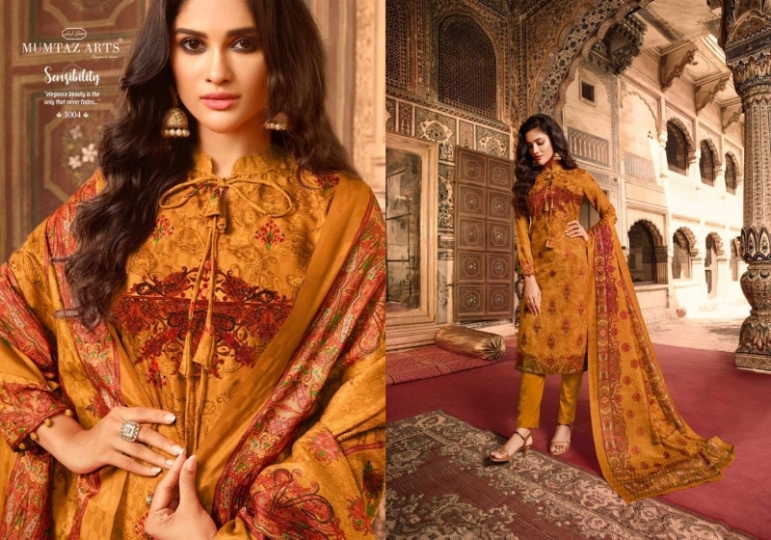 MUMTAZ ARTS RANGON KI DUNYA LAUNCH KASHEEDA KARI PURE COTTON WITH DIGITAL PRINTS WITH