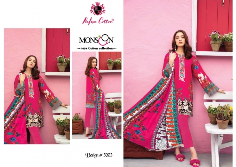 NAFISA COTTON MONSOON VOL 3 KARACHI COTTON SPECIAL COLLECTION LATEST CATALOG WHOLESALE DEALER BEST RATE BY GOSIYA EXPORTS SURAT (4)