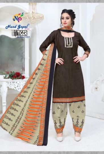 NAND GOPAL LAUNCH TIGER COTTON FABRIC SALWAR SUIT WHOLESALE DEALER BEST RATE BY GOSIYA EXPORT SURAT (5)