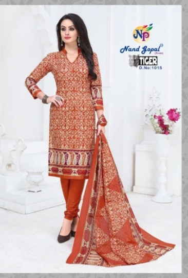 NAND GOPAL LAUNCH TIGER COTTON FABRIC SALWAR SUIT WHOLESALE DEALER BEST RATE BY GOSIYA EXPORT SURAT (7)