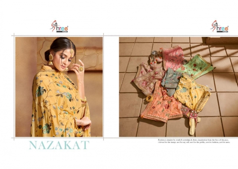 NAZAKAT BY SHREE FABS PURE DOLA SILK EMBROIDERY SALWAR KAMEEZ WHOLESALE DEALER BEST RATE BY GOSIYA EXPORTS SURAT (7)