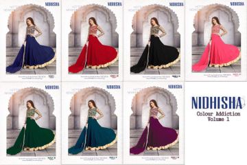 NIDHISHA COLOUR ADDITIONAL VOL -1 ANARKALI (4)