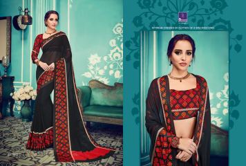 NILEMA VISCOS BLANDED PRINT DESIGNER SAREES BY SHANGRILA AVAILABLE AT WHOLESALE BEST RATE BY GOSIYA EXPORTS SURAT (11)
