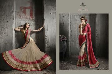 NIRVANA ALL HITS FANCY DESIGNER SAREE COLLECTION WHOLESALE BY GOSIYA EXPORTS SURAT (10)