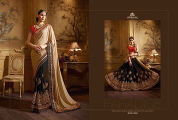 NIRVANA ALL HITS FANCY DESIGNER SAREE COLLECTION WHOLESALE BY GOSIYA EXPORTS SURAT (14)