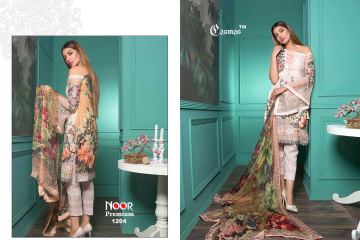 NOOR PREMIUM BY COSMOS GLACE COTTON DESIGNER SALWAR KAMEEZ WHOLESALE SUPPLIER BEST RATE FROM SURAT (5)