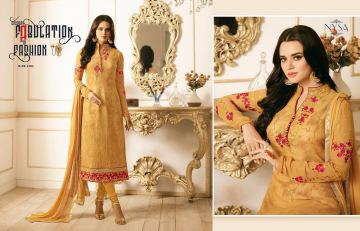 NYSA LIFESTYLE VOL 8 CATALOG WHOLESALE PARTY WEAR GEORGETTE EMBROIDERED SUITS SUPPLIER DEALER BEST RATE BY GOSIYA (5)