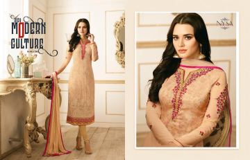 NYSA LIFESTYLE VOL 8 CATALOG WHOLESALE PARTY WEAR GEORGETTE EMBROIDERED SUITS SUPPLIER DEALER BEST RATE BY GOSIYA E (1)