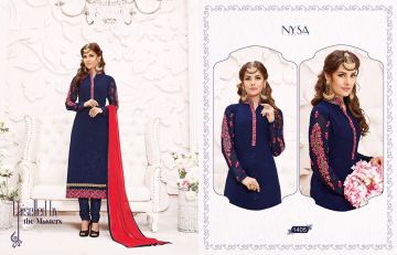 NYSA STRAIGHT SUITS COLLECTION VOL - 5 WHOLESALE RATE AT GOSIYA EXPORTS SURAT WHOLESALE DEALER AND SUPPLAYER SURAT GUJARAT (10)