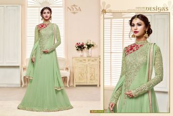 NYSA ZARAH COLLECTION VOL 6 GEORGETTE DESIGNER SUITS WHOLESALE SURAT ONLINE BEST RATE BY GOSIYA EXPORTS INDIA (3)