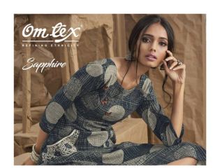 OM TEX SAPPHIRE LAWN COTTON LONG KURTI WHOLESALE BEST RATE BY GOSIYA EXPORTS SURAT ONLINE