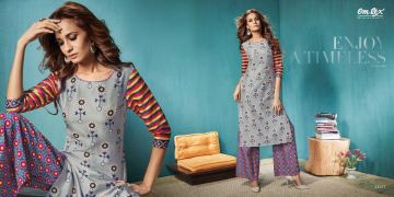 OMTEX BY CHARM EXCLIUSIVE ROYAL TUNICS & PLAZOO ONLINE SURAT WHOLESALE RATE (6)