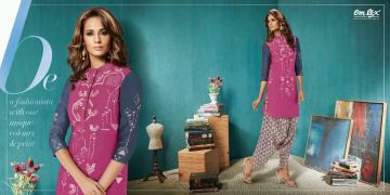 OMTEX BY CHARM EXCLIUSIVE ROYAL TUNICS & PLAZOO ONLINE SURAT WHOLESALE RATE (9)