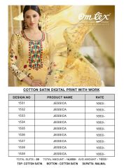 OMTEX RHYTHM COTTON SATIN WHOLESALE BEST RATE SUITS BY GOSIYA EXPORTS SURAT (10)