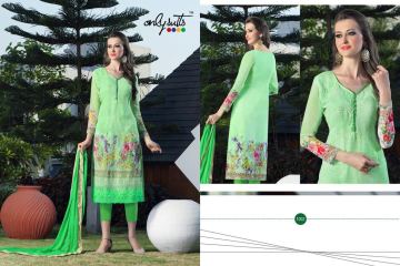 ONLY SUITS DIGITAL GEORGETTE EMBROIDERY SALWAR KAMEEZ WHOLESALE SURAT BY GOSIYA EXPORTS (2)