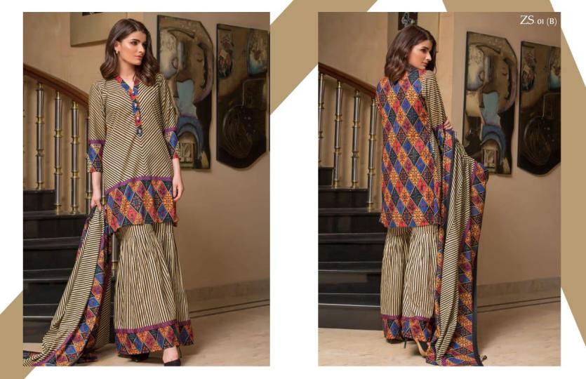 PAKISTANI SIGNATURE ICON Vol 2 PRINTED LAWN COLLECTION WITH PRINTED LAWN DUPATTA  (10)