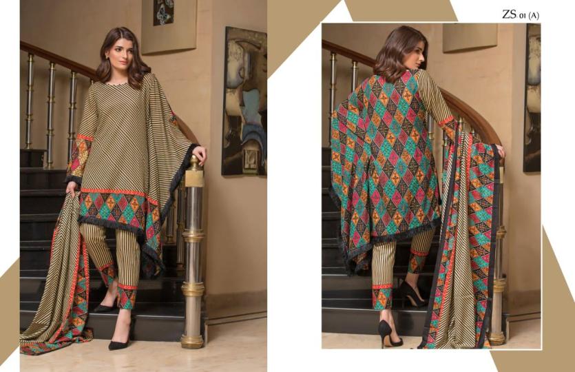 PAKISTANI SIGNATURE ICON Vol 2 PRINTED LAWN COLLECTION WITH PRINTED LAWN DUPATTA  (12)