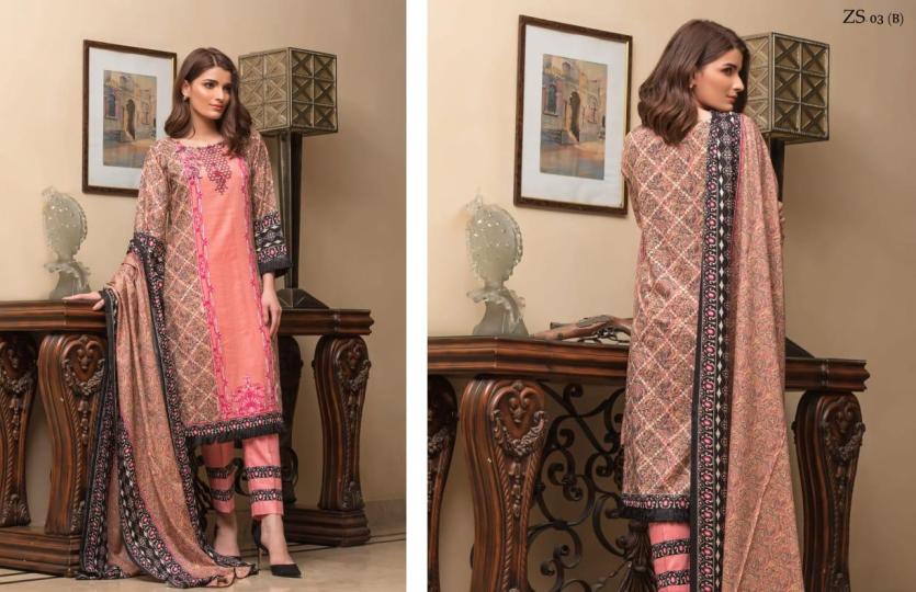 PAKISTANI SIGNATURE ICON Vol 2 PRINTED LAWN COLLECTION WITH PRINTED LAWN DUPATTA  (13)