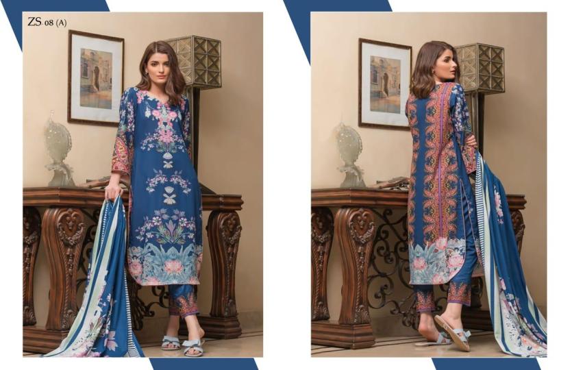 PAKISTANI SIGNATURE ICON Vol 2 PRINTED LAWN COLLECTION WITH PRINTED LAWN DUPATTA  (14)