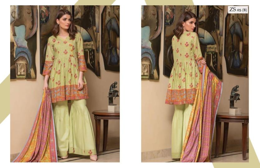 PAKISTANI SIGNATURE ICON Vol 2 PRINTED LAWN COLLECTION WITH PRINTED LAWN DUPATTA  (15)